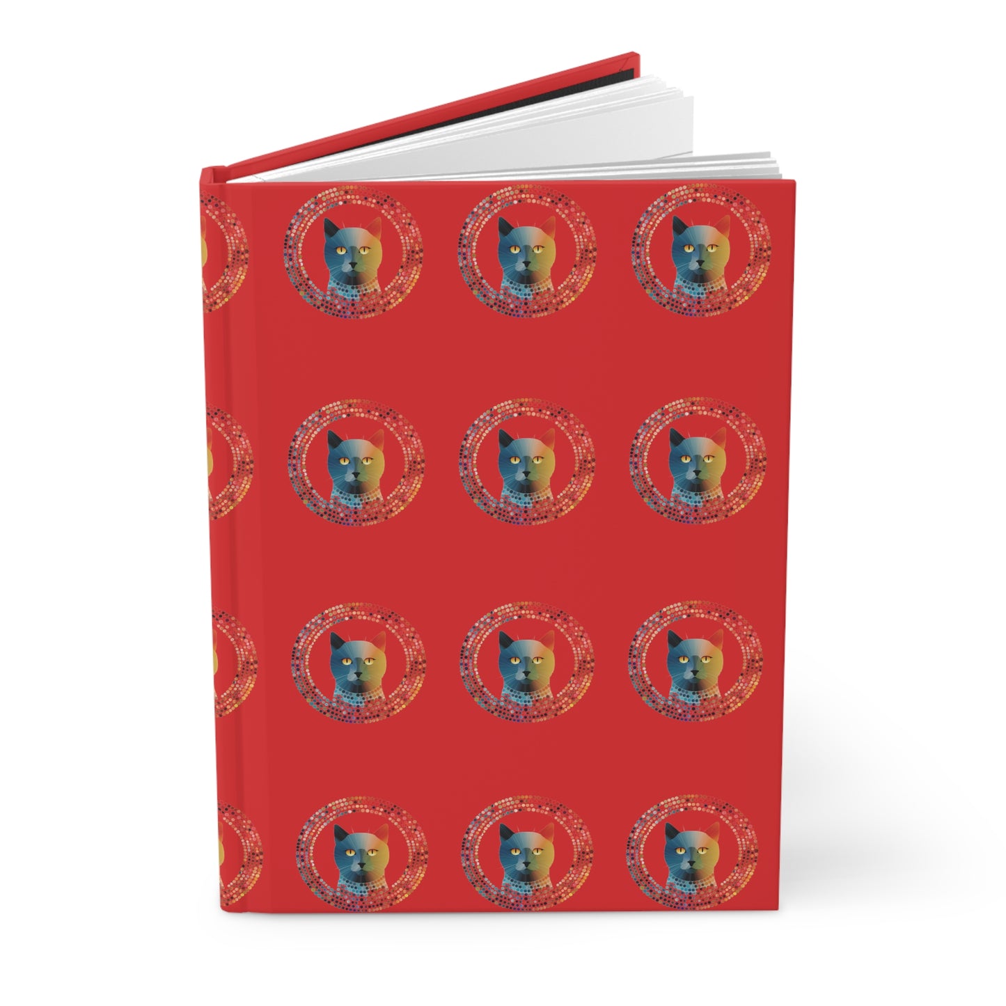 Hardcover Journal - Cat-Mandala-Do