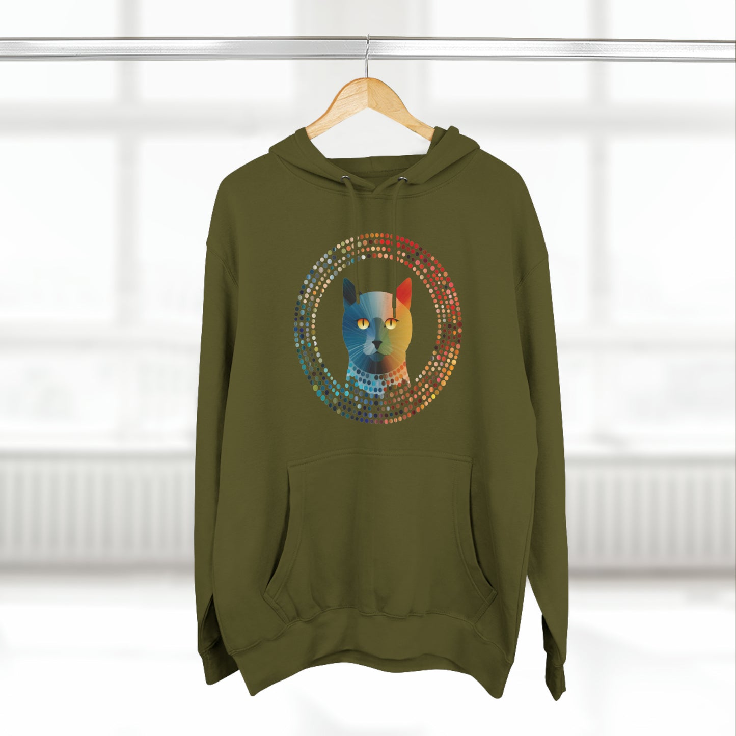 Unisex Premium Pullover Hoodie - Cat-Mandala-Do